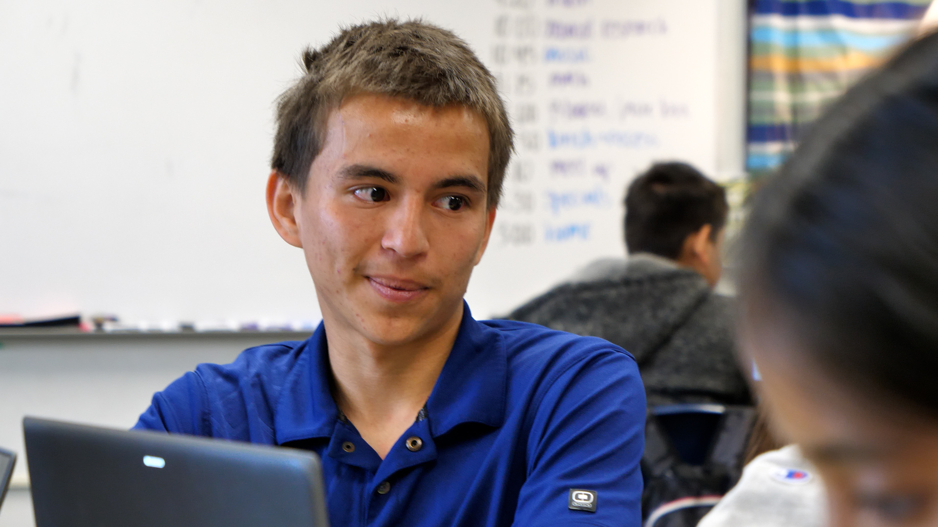  student listening